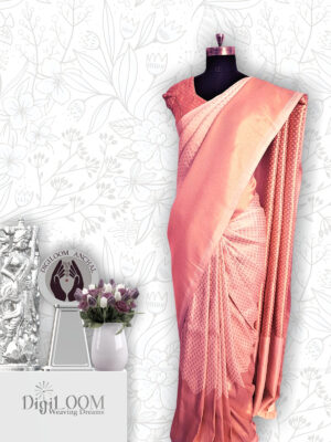 classic Handloom Malwari Saree in Off White and Gold Colour 3